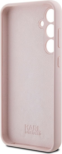 Karl Lagerfeld Choupette Back Cover Σιλικόνης Ροζ (Galaxy S23 FE)