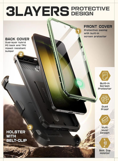 Supcase Unicorn Beetle Pro Back Cover Πλαστικό Πράσινο (Samsung Galaxy S24)