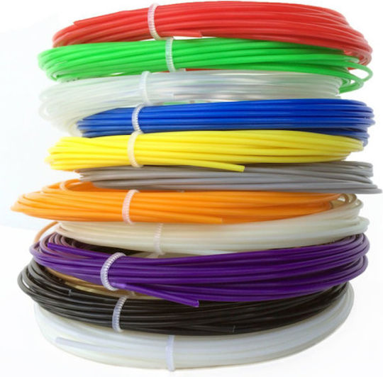 Filament Pentru Imprimante 3D PLA 1.75mm Multicolor 20 Bucăți Refill