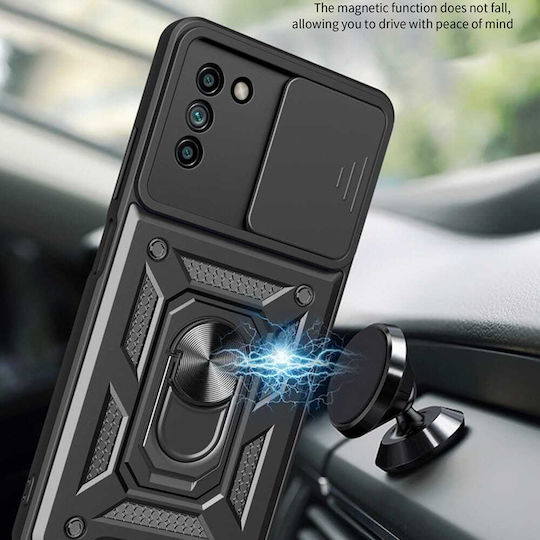 Techsuit Camshield Series Back Cover Πλαστικό / Σιλικόνης Μαύρο (Nokia G22)