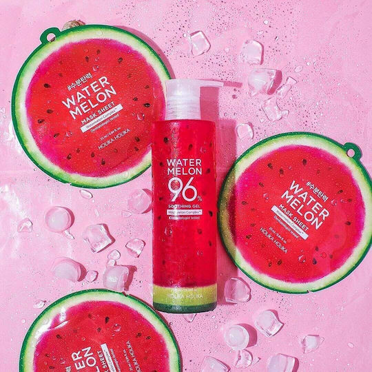 Holika Holika Watermelon 96% Soothing Gel Feuchtigkeitsspendende E-Commerce-Website Körperpflege mit Aloe Vera für Trockene & Empfindliche Haut 390ml