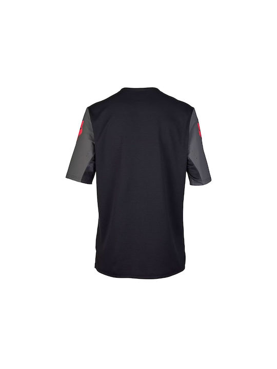 Fox Defend Short Sleeves Cycling Jersey Black