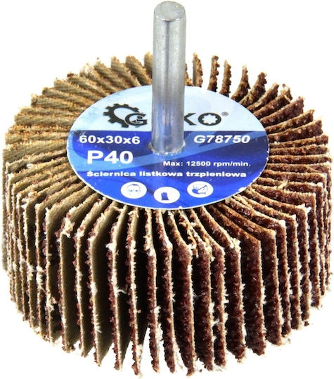 Geko Κύλινδρος Λείανσης K100 / K40 30x80mm
