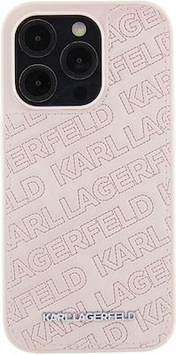 Karl Lagerfeld Back Cover Plastic Pink (iPhone 15 Pro)