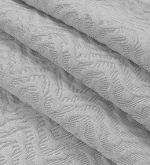 Beauty Home Piqué Bettdecke Übergröße 230x270cm Grau 11174YD-GRAU