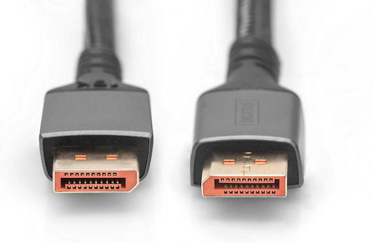 Digitus Кабел DisplayPort Мъжки - DisplayPort Мъжки 1м Черен (DB340111010S)