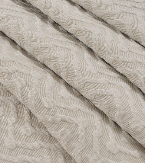Beauty Home Pique Double Blanket 230x270cm Sand 11174YD-SAND