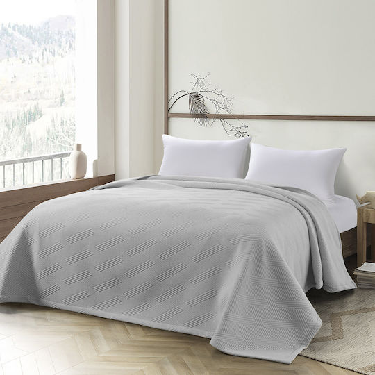 Beauty Home Piqué Decke King Size 260x270cm Grau 11175GI-GRAU
