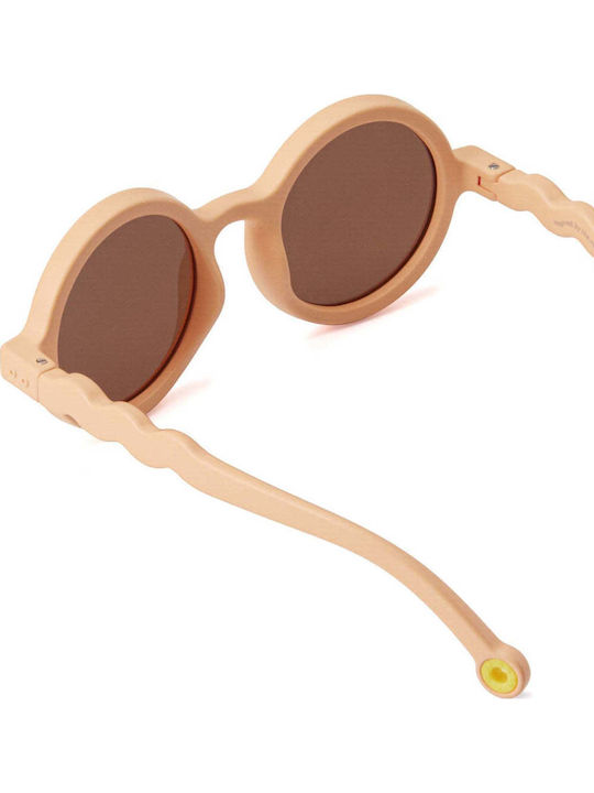 Olivio & Co Στρογγυλά Παιδικά Γυαλιά Ηλίου με Polarized Φακό Κίτρινα