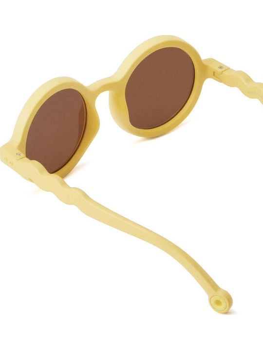 Olivio & Co Στρογγυλά Παιδικά Γυαλιά Ηλίου με Polarized Φακό Κίτρινα