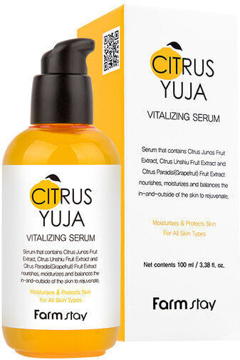 Farm Stay Citrus Yuja Anti-aging Serum Face with Vitamin C & Niacinamide 100ml