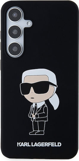 Karl Lagerfeld Ikonik Back Cover Πλαστικό / Σιλικόνης Μαύρο (Galaxy S24+)