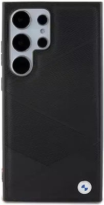 BMW Back Cover Leather Black (Galaxy S24 Ultra)