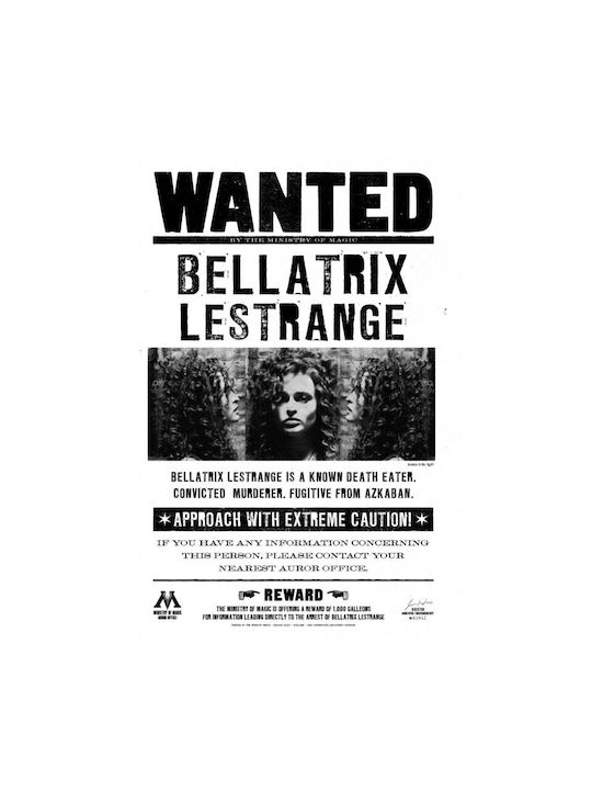 Αφίσα Harry Potter Bellatrix Lestrange Wanted 61x90cm Αφίσα Harry Potter Bellatrix Lestrange Wanted 61x90cm