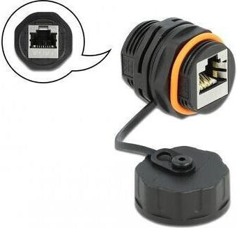 DeLock Βύσμα RJ-45 Μαύρο 86695