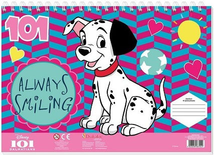 Diakakis Drawing Pad 101 Dalmatians 1pcs