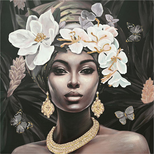 Inart Beauty Painting on Canvas 100x100cm