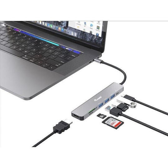Equip USB-C Docking Station mit HDMI 4K PD Schwarz (133494)