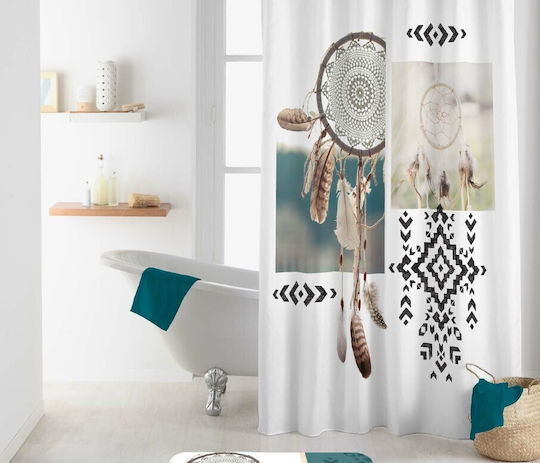 Kipper Shower Curtain 180x200cm White
