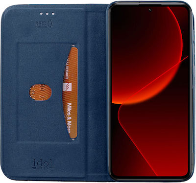 Idol 1991 Elite Anti-rfid Book Synthetic Blue (Xiaomi 13T / 13T Pro)