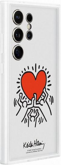 Samsung Umschlag Rückseite Silikon Weiß (Galaxy S24 Ultra)