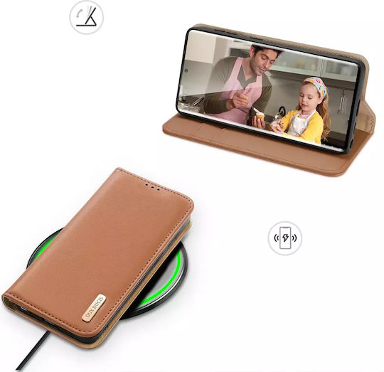 Dux Ducis Hivo Back Cover Leather Brown (Galaxy S24 Ultra)