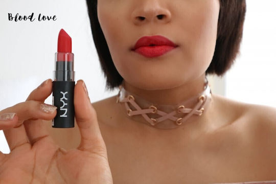 NYX Professional Makeup Velvet Matte Lipstick Velvet 11 Blood Love 4g