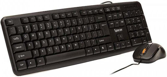 Spacer SPDS-S6201 Set tastatură și mouse Engleză US
