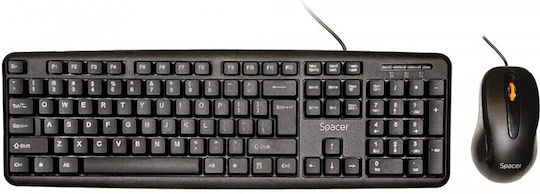 Spacer SPDS-S6201 Set tastatură și mouse Engleză US