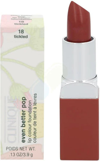 Clinique Even Better Pop Lip Colour Foundation Κλασικό Κραγιόν Tickled 3.9gr