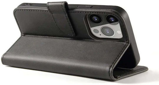 Hurtel Magnet Wallet Piele artificială Negru (Huawei Nova 12 Pro)