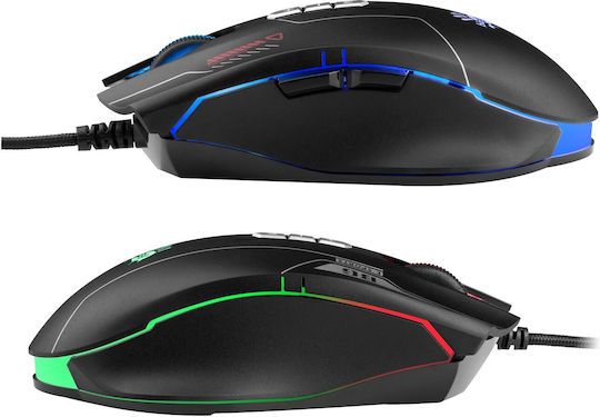 A4Tech A4TKLA47265 Set Gaming Tastatur mit RGB-Beleuchtung & Maus (Englisch US)