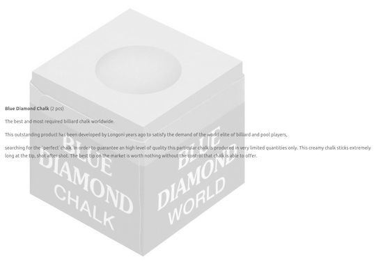 Longoni Blue Diamond Chalk Tebesiri Μπιλιάρδου 1buc 7068