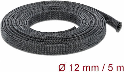 DeLock Cable Flex Wrap 5m x 12mm Black (18849)