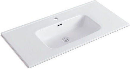 KLP Piccolo Επικαθήμενος Νιπτήρας Πορσελάνης 61x46.5x17cm Λευκός