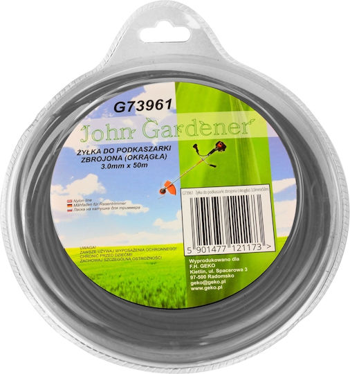Geko Round Brush Cutter Trimmer Line 3mm 50m G73961