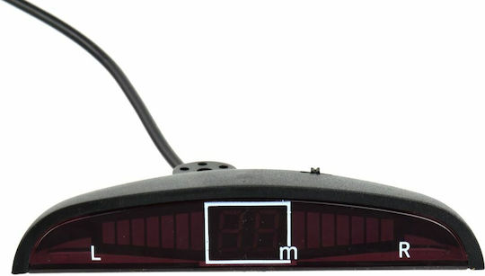 Geko Car Parking System and 4 Sensors in Black Color