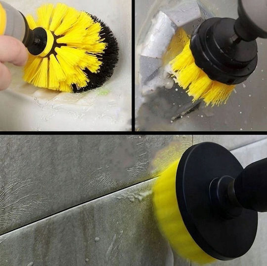 Plastic Drill Cleaning Brush Black