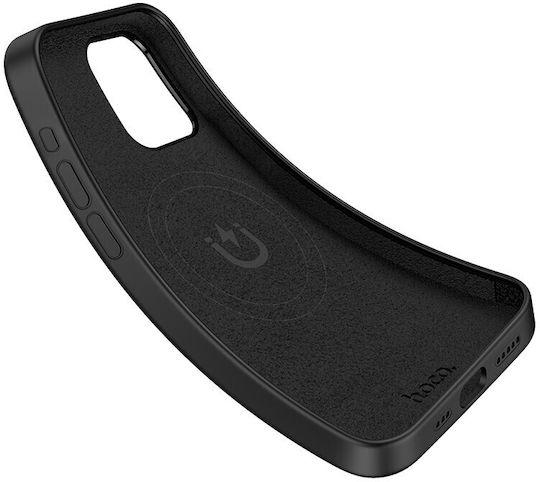 Hoco Pure Series Back Cover Σιλικόνης Μαγνητικό Μαύρο (iPhone 15 Pro)