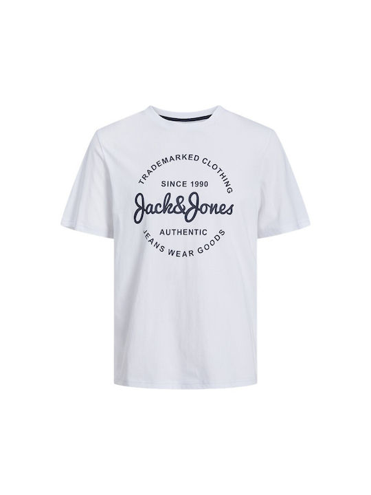 Jack & Jones Παιδικό T-shirt Άσπρο