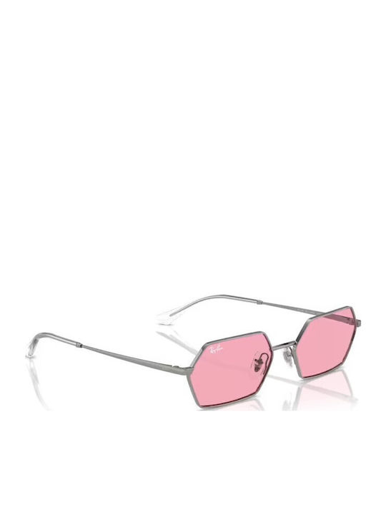 Ray Ban Γυαλιά Ηλίου Ασημί με Μεταλλικό Σκελετό