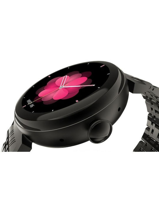 HiFuture Aura Smartwatch with Heart Rate Monitor (Black)