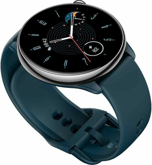 Amazfit GTR Mini Stainless Steel 42mm Waterproof Smartwatch with Heart Rate Monitor (Ocean Blue)