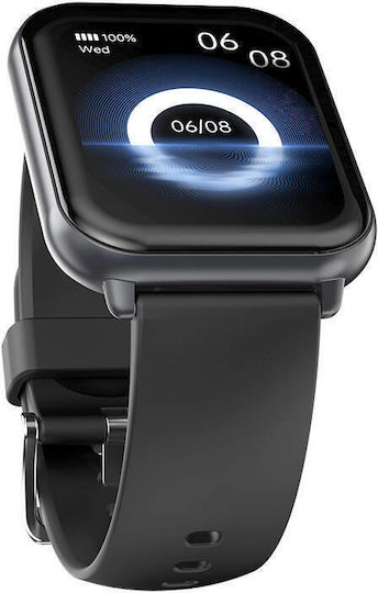 HiFuture FutureFit Zone 2 Smartwatch με Παλμογράφο (Μαύρο)