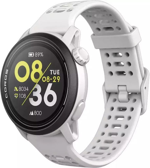 Coros Pace 3 Smartwatch with Heart Rate Monitor (White)
