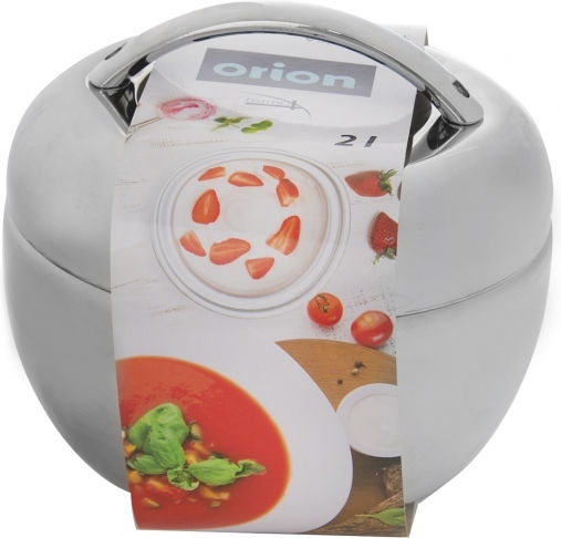 Orion Lunchbox Isolierte Lunchbox Inox Silber 2000ml 1Stück