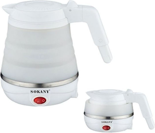 Sokany SK-614 Kettle Travel Size 600ml 600W White