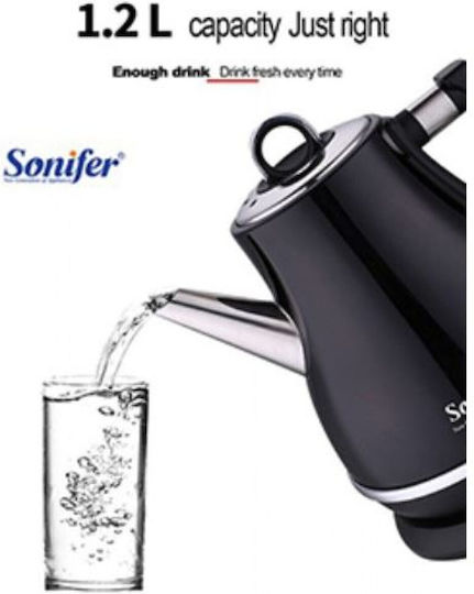 Sonifer SF-2028 Βραστήρας 1.2lt 1500W Μαύρος