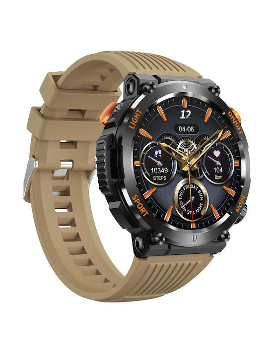 Lamtech LAM113454 Ceas inteligent cu pulsometru (Camo)