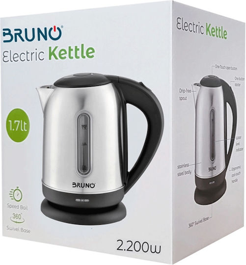 Bruno Reisekessel 1.7Es 2200W Silber